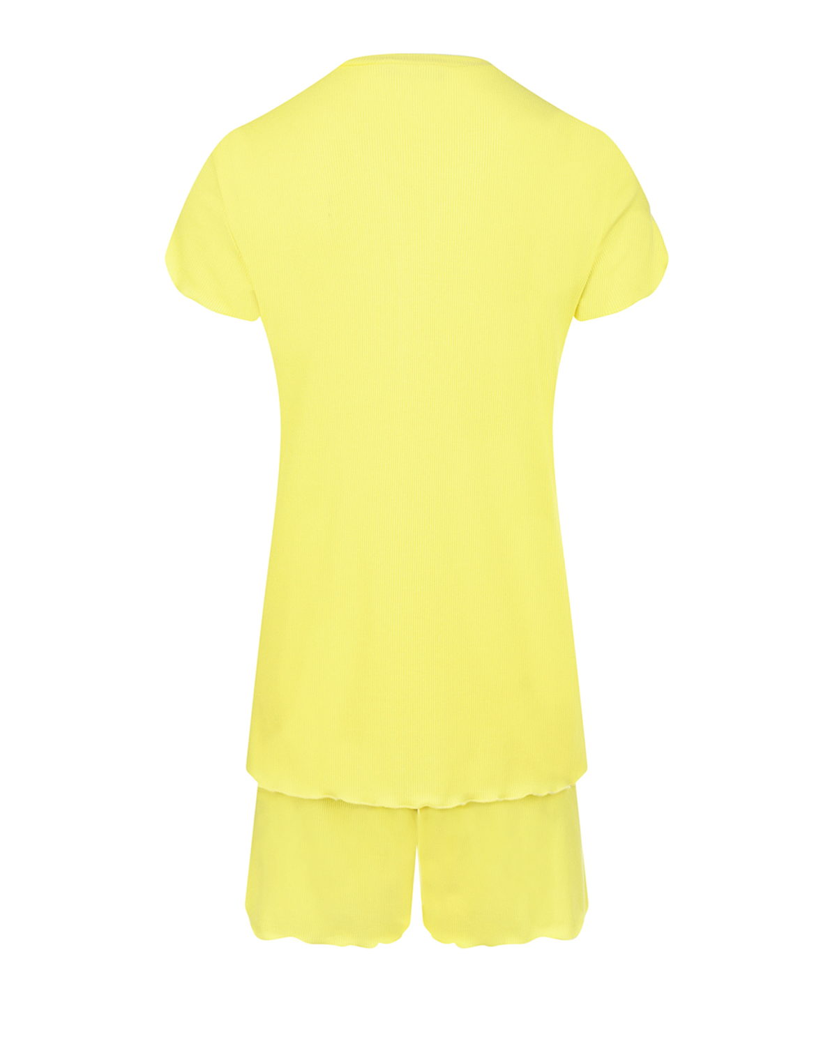 Желтая пижама: футболка и шорты Dan Maralex, размер 46, цвет желтый - фото 2